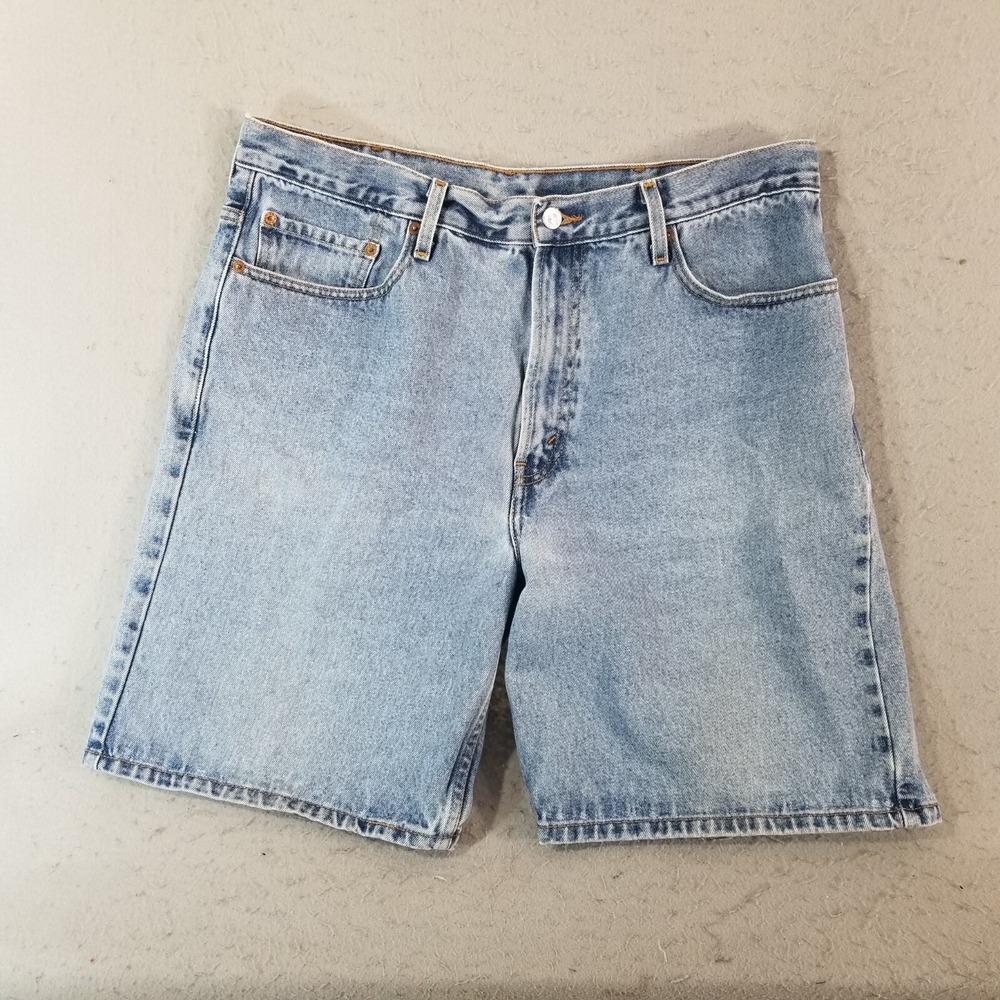 Levi's 550 shorts‎ men's 38x10 blue denim relaxed fit